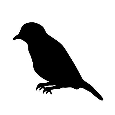 Avalisa Bird Silhouette - fawn&forest