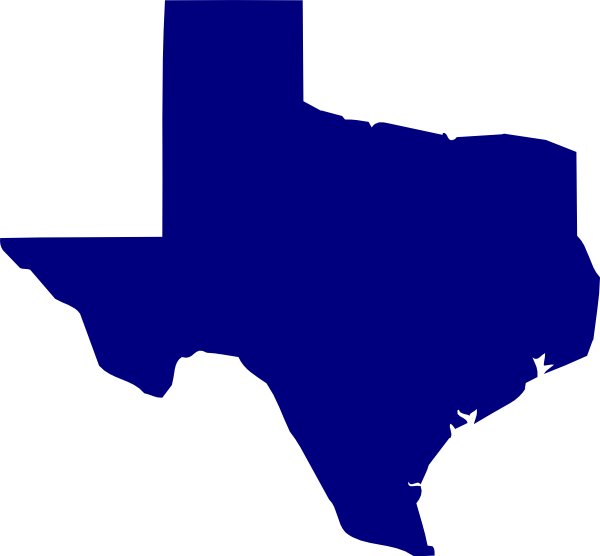 Blue Texas clip art - vector clip art online, royalty free ...