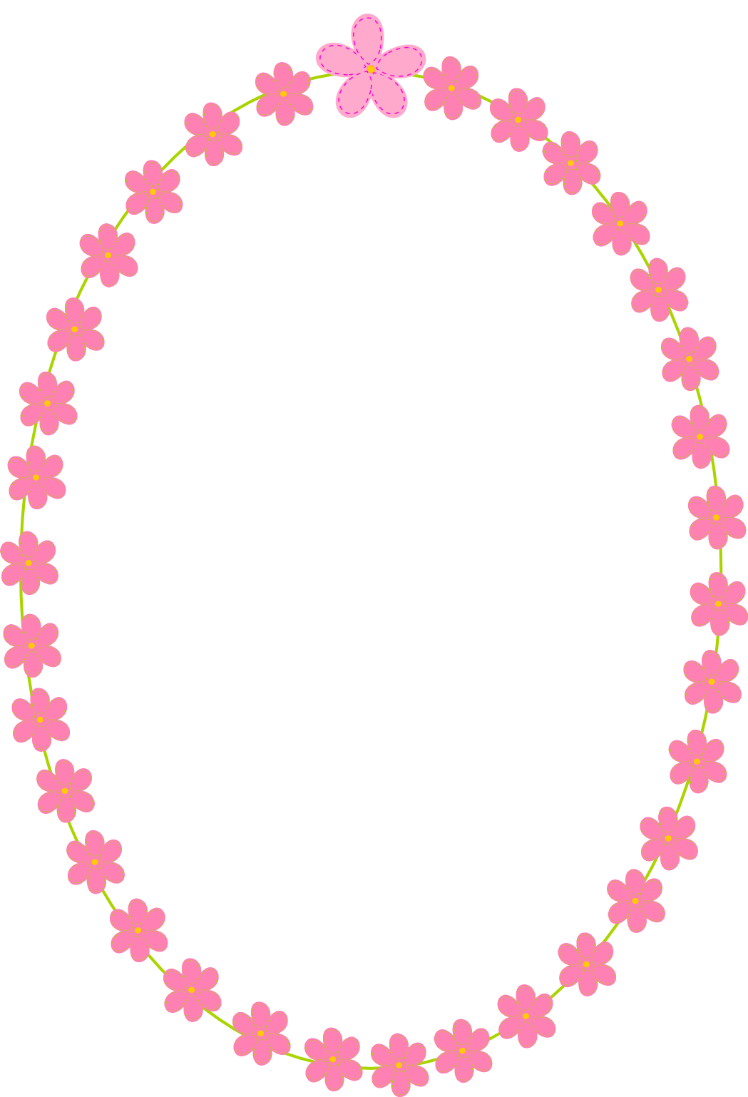 free digital flower frames, scrapbooking paper and stickers – png ...