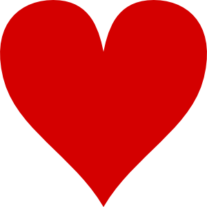 Card Coeur clip art - vector clip art online, royalty free ...
