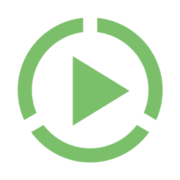Moth green video play 4 icon - Free moth green video play icons