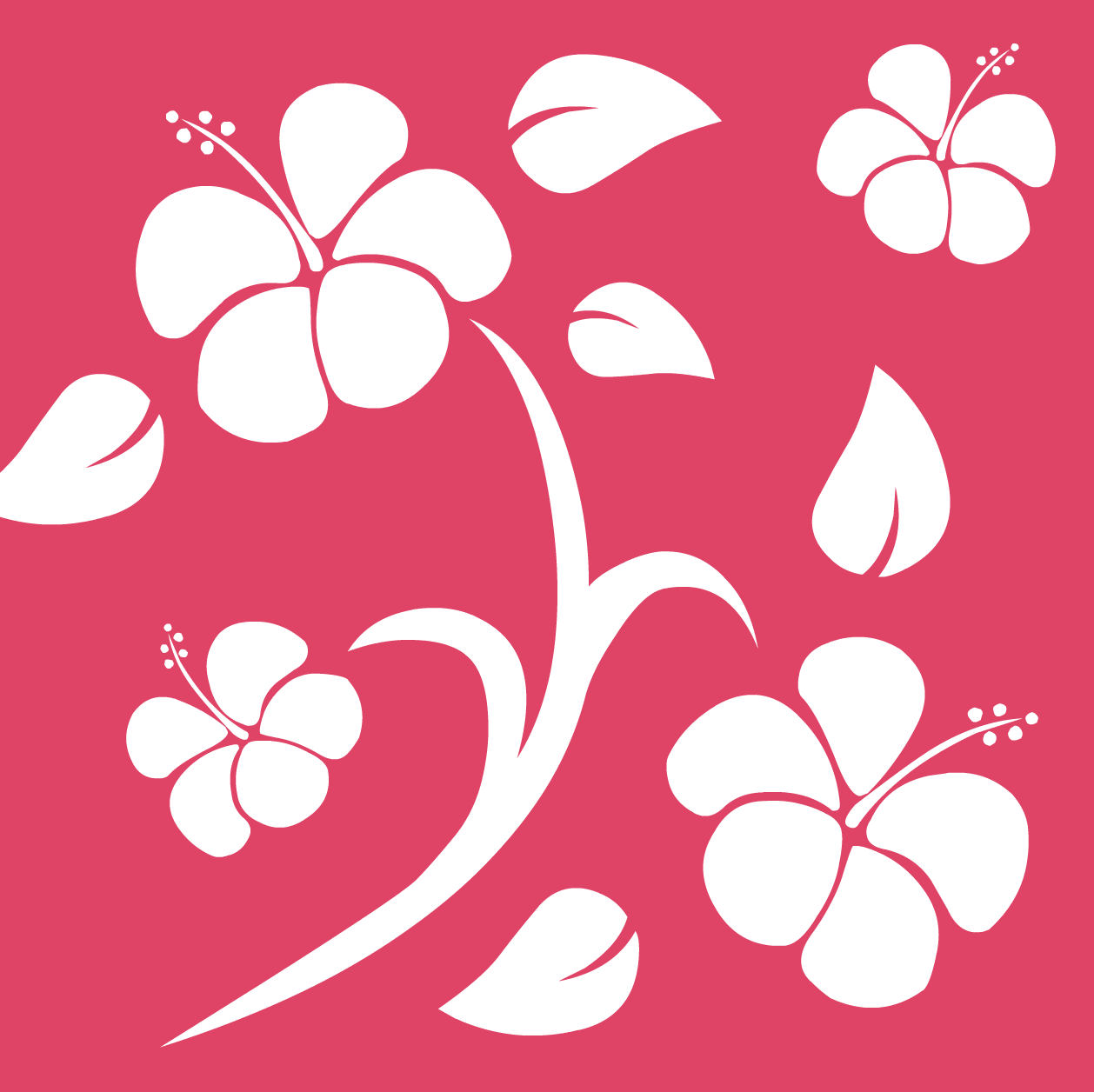 Hawaiian Flower Template - ClipArt Best