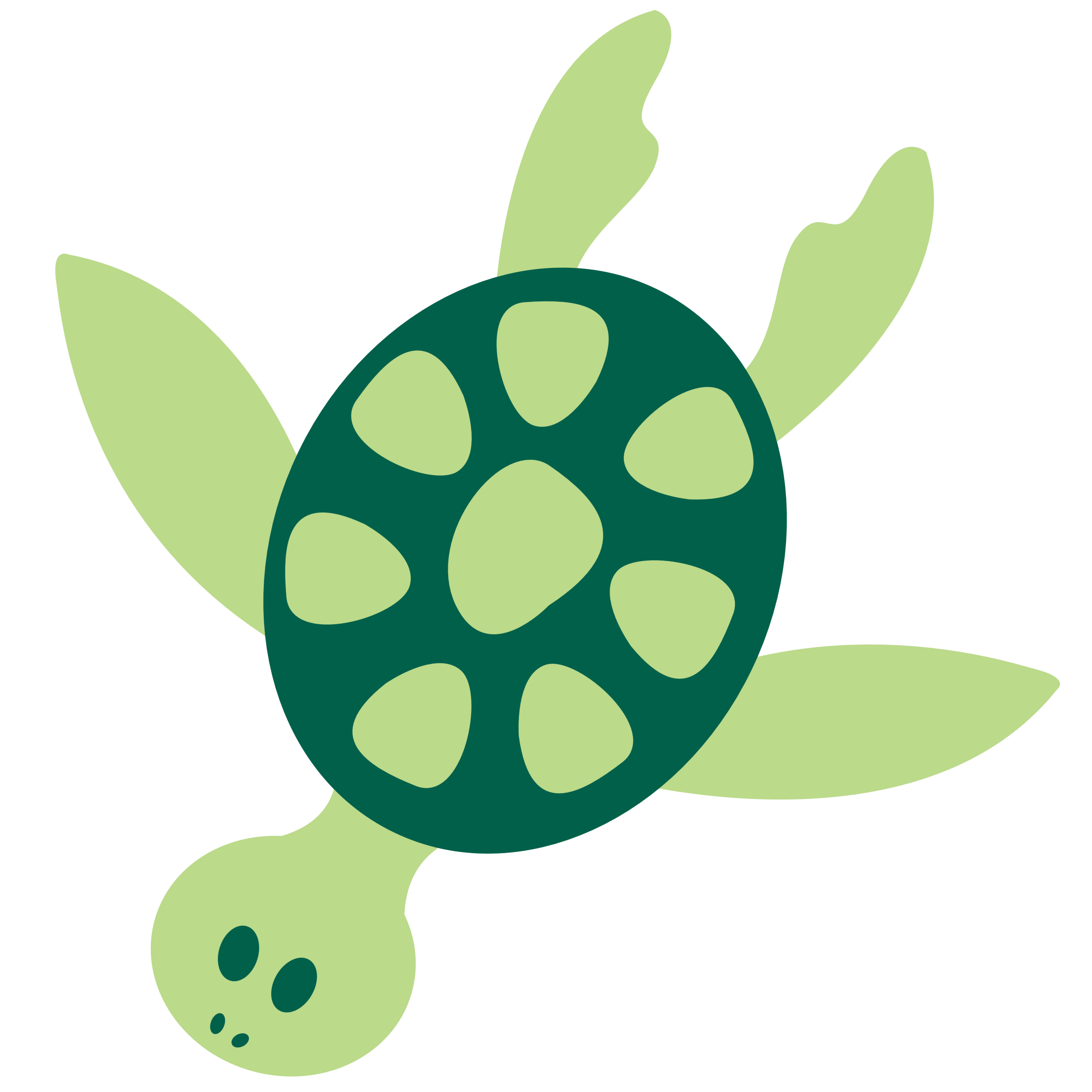 Christmas sea turtle clipart