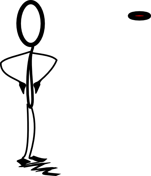 Stick man clipart hi