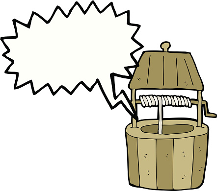 Clip Art Of A Wishing Well Clip Art, Vector Images & Illustrations ...