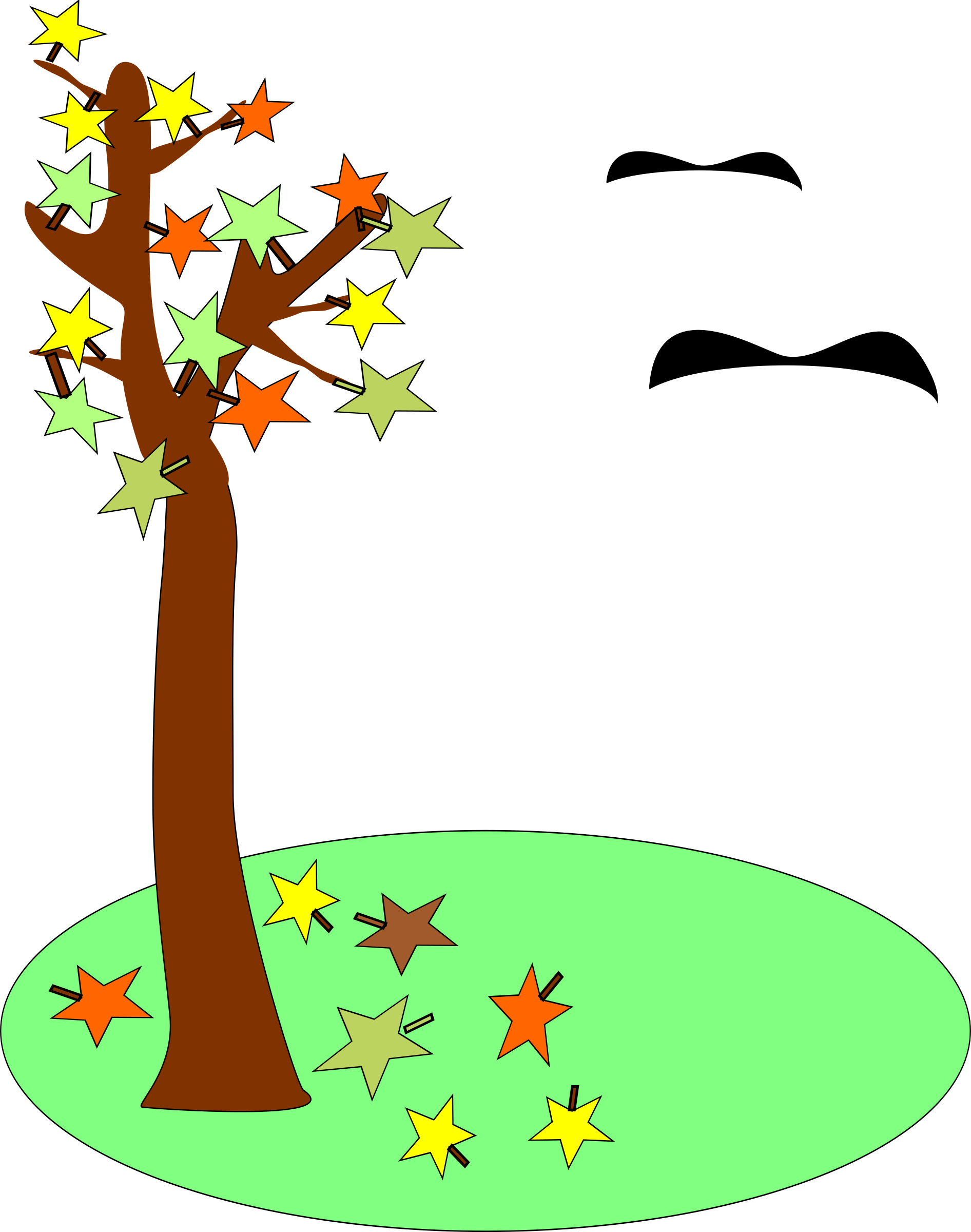 Autumn Nature Borders Clipart