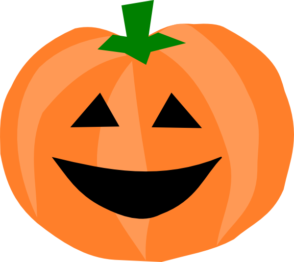 Scary pumpkin faces clipart