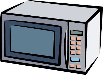 Microwave Clip Art Microwave Oven With Open Door