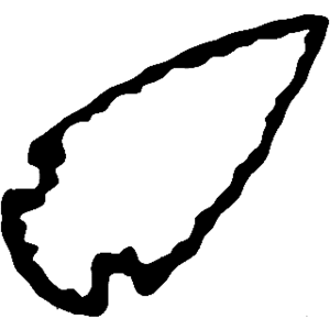Rock Arrow Head Decal #3 Indian Window Stickers - Wildlife Decal