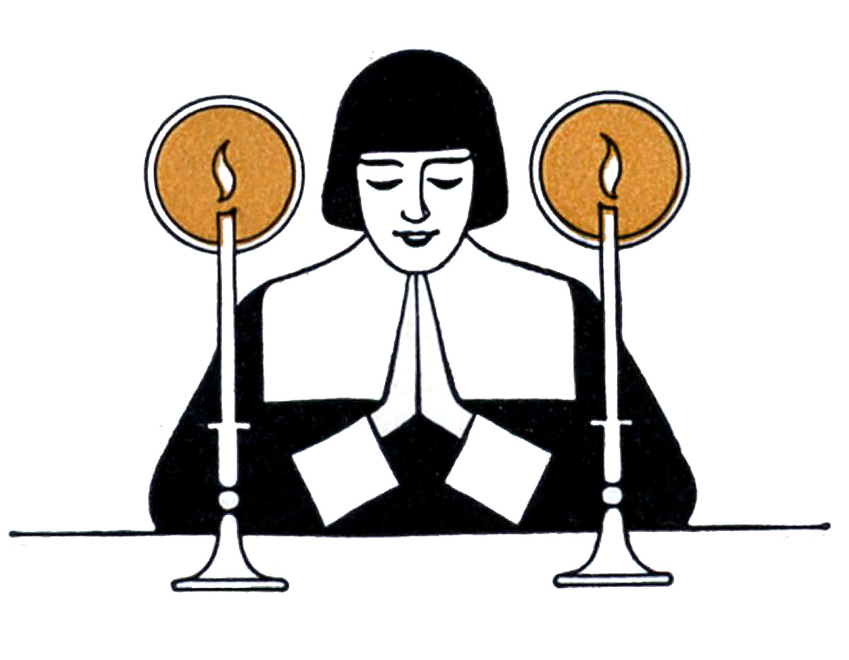 Vintage Clip Art - Thankful Pilgrim - The Graphics Fairy