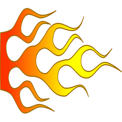 Car flames Decal - ROBLOX