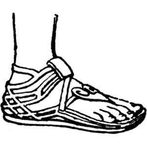 Greek Sandal Clipart - Polyvore