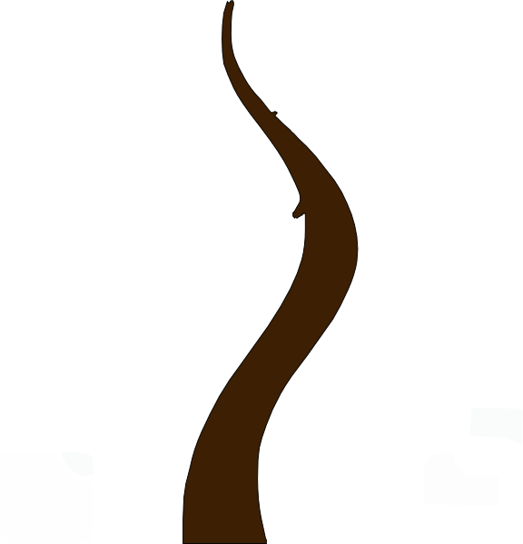 Curvy Tree Trunk Clip Art - vector clip art online ...
