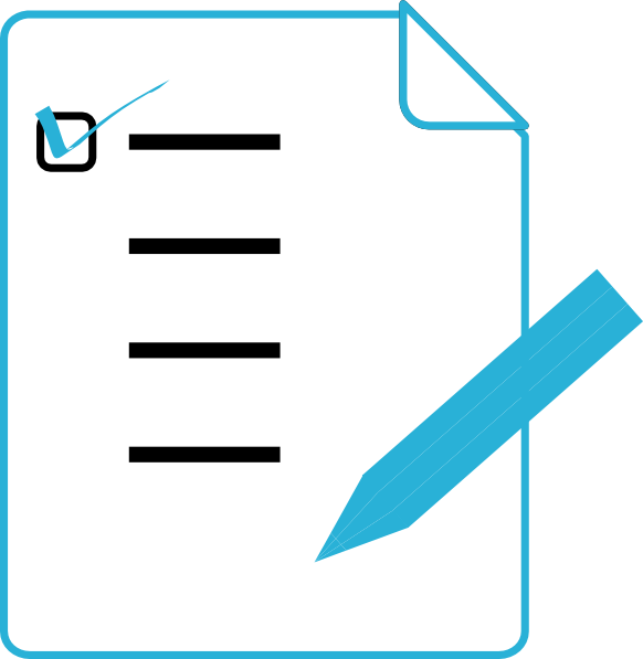 To-do List With Pencil Clip Art - vector clip art ...