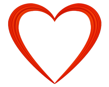Valentine heart clipart no background