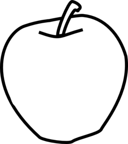 Apple Line Drawing - ClipArt Best
