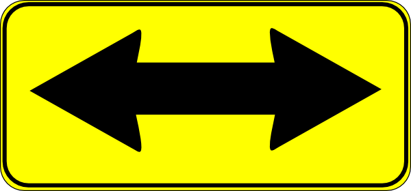 Double Arrow Sign Clip Art - vector clip art online ...