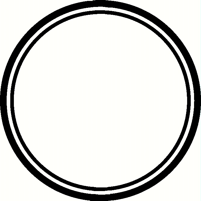Circle Border Tattoo Design | Tattoobite.