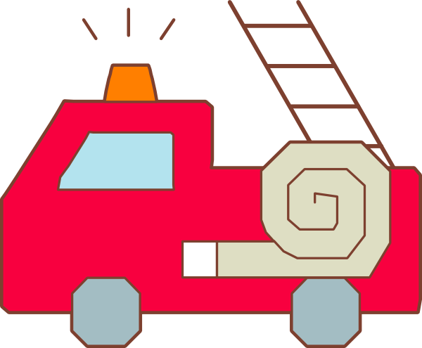 Fire Truck clip art - vector clip art online, royalty free ...