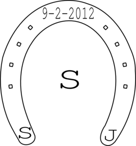 Sheffield Horseshoe clip art - vector clip art online, royalty ...