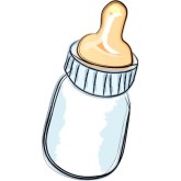 Baby bottle clipart free