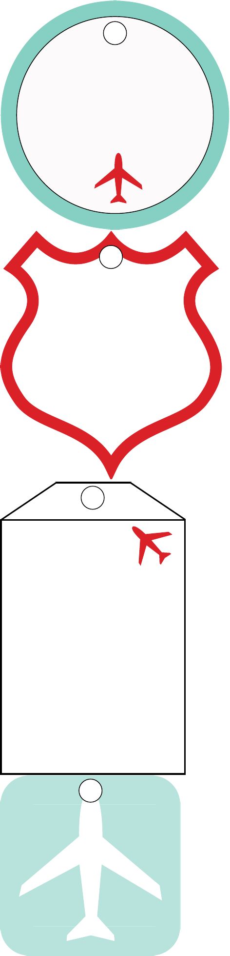 1000+ images about Printable | Luggage tags