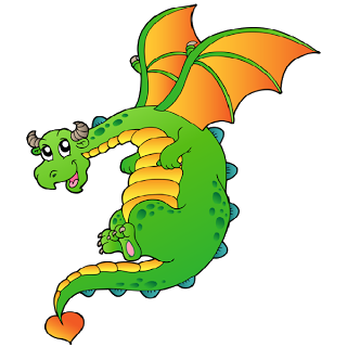 Cute Dragon Clipart - Tumundografico