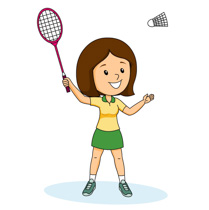 Free Sports - Badminton - Clip Art Pictures - Graphics - Illustrations