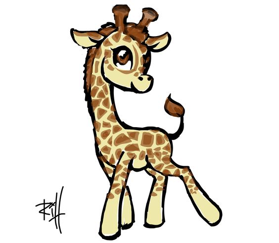 Giraffe drawing, Giraffes and Drawings