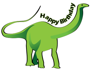 Dinosaur Birthday Clipart - Free Clipart Images