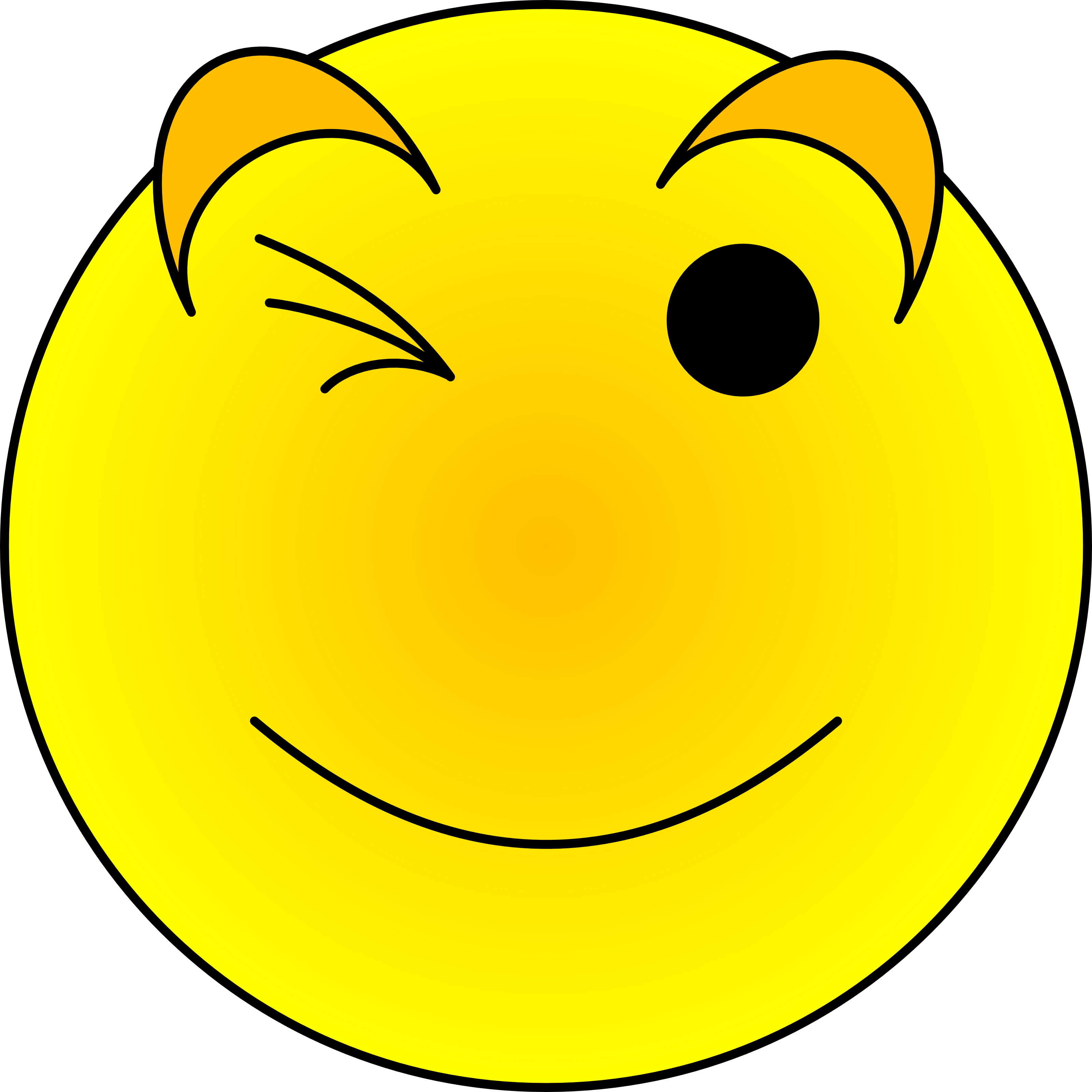 Cartoon Wink