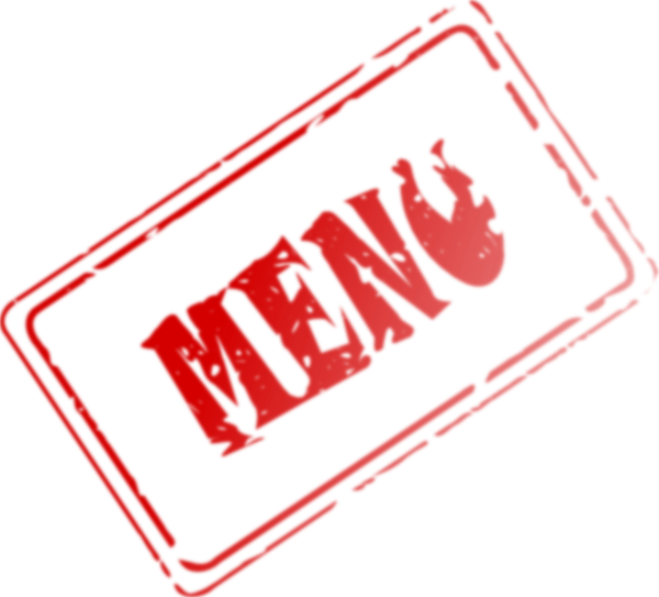 Menu Rubber Stamp clip art Free Vector