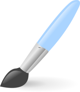 Paint brush Clip art - Sign - Download vector clip art online