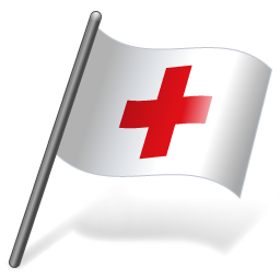 International Red Cross Flag 3 Icon | Vista Flags Iconset | Icons-Land