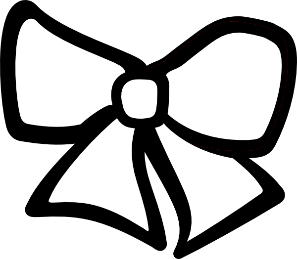 Hair Bow Clip Art - vector clip art online, royalty ...
