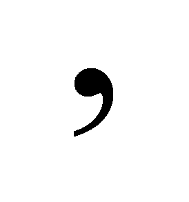 Comma Clip Art