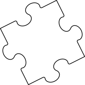 Jigsaw Puzzle Piece Outline Clip Art - vector clip ...