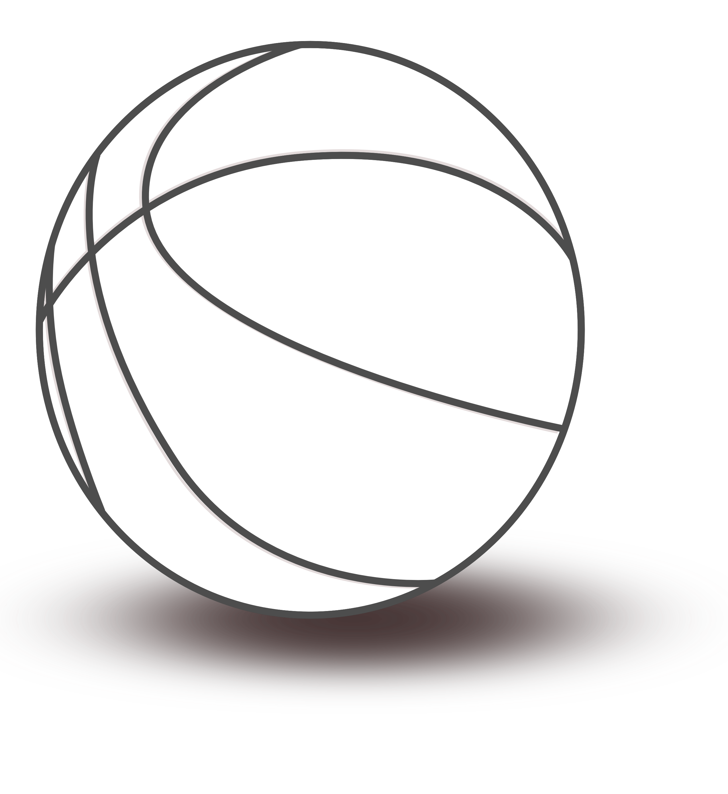 Basketball 1 Black White Line Art Christmas Xmas Toy Coloring Book ...