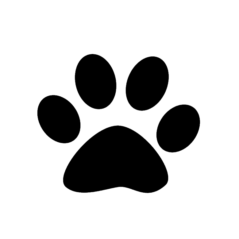 Polar Bear Paw Print Coloring Page