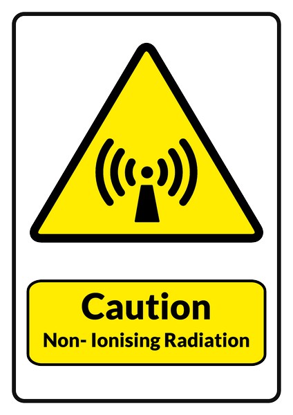 Non-Ionising Radiation sign template, How to make Non-Ionising ...