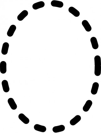 Alphabet Tracing Letter O clip art Vector clip art - Free vector ...