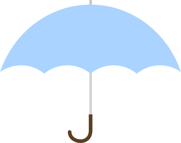 Blue Umbrella Clipart - Free Clipart Images