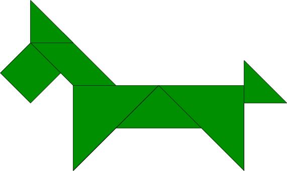 Tangram kÅ¯Å? - Å?eÅ¡enÃ­