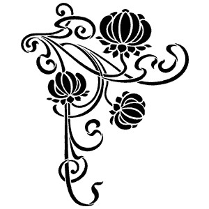 Art Nouveau Stencils and Stenciling accessories from The Ste ...