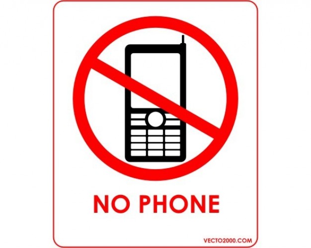 No Phone Vector | Free Download