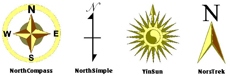 North Arrows in TNT products V5.5