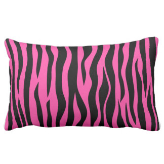 Pink Zebra Stripes Pillows - Decorative & Throw Pillows | Zazzle