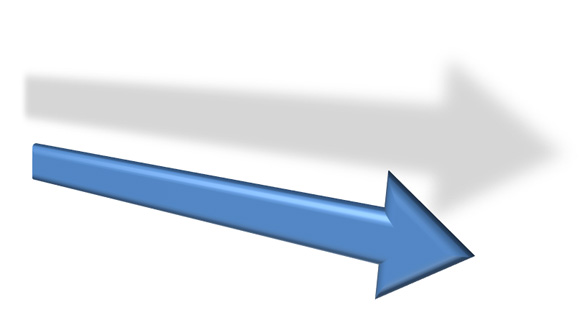 How to Draw a Fat Arrow in PowerPoint using Shapes