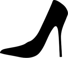 Slipper Silhouettes Clipart