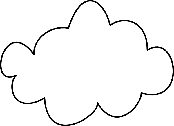 Cloud Line Drawing Transparent